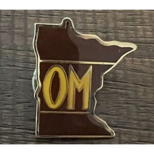 Vintage‎ Minnesota (OM) Odyssey of the MindHat Lapel Vest Souvenir Pin